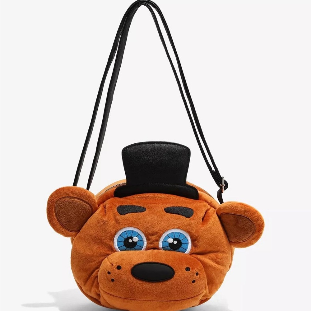 Five Nights At Freddy's Freddy Fazbear Plush Crossbody Bag Hot Topic